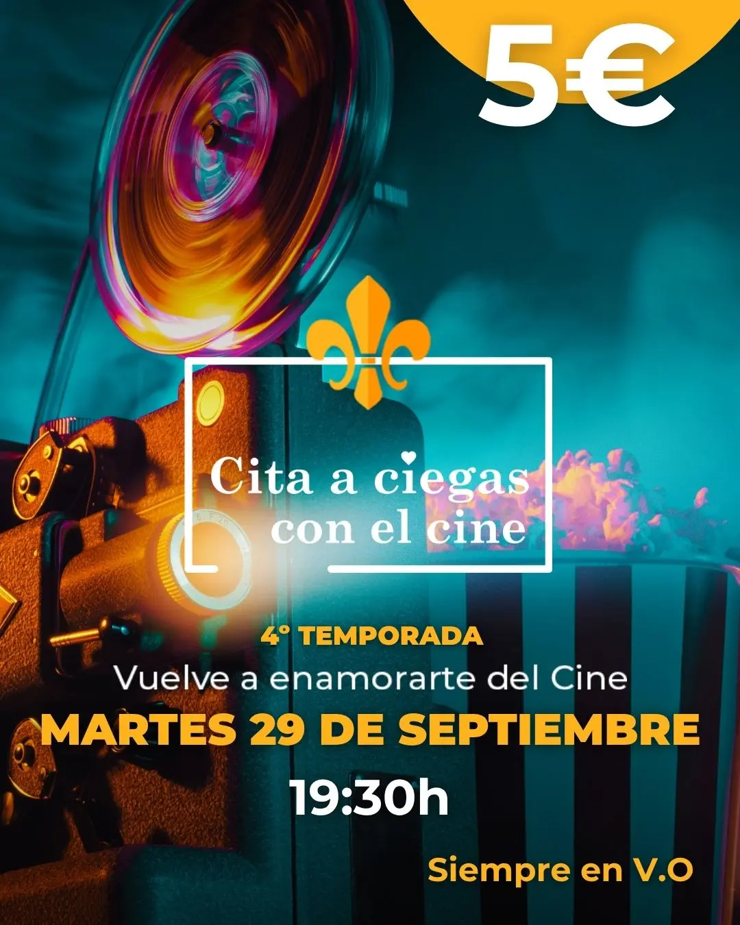 Cita a ciegas con el cine: Martes 29 de Septiembre