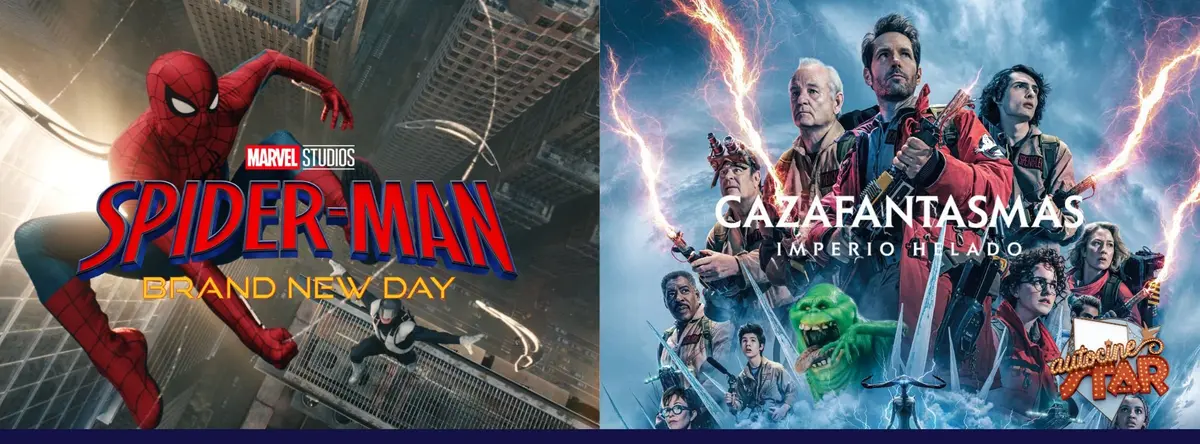 Sesión doble: Spider-man: Brand New Day + Cazafantasmas: Imperio Helado