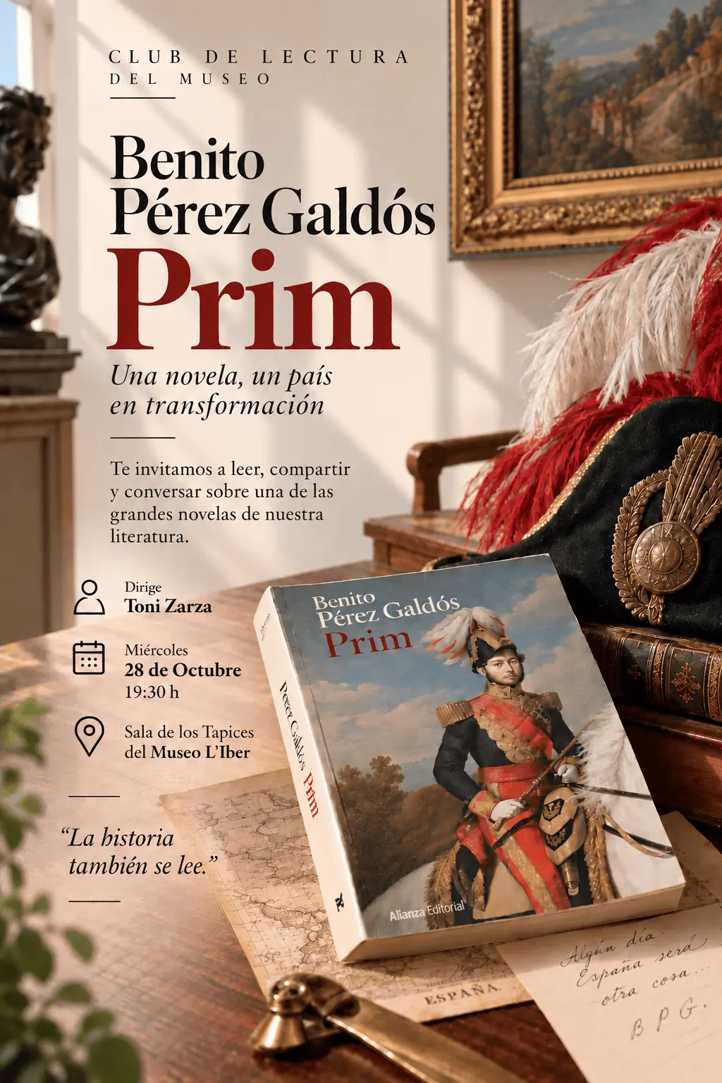 Club de Lectura: Prim, de Benito Pérez Galdós