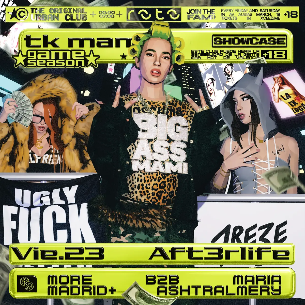 23/10 - Tkmami & Aft3rlife + More B2b Themariamadrid + Ashtral