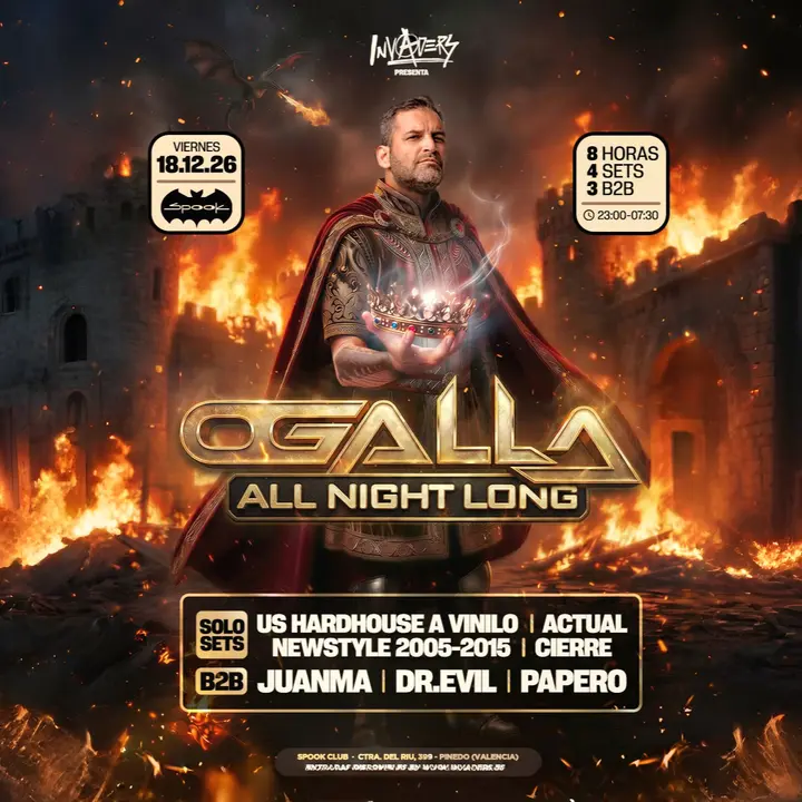 INVADERS pres. OGALLA ALL NIGHT LONG