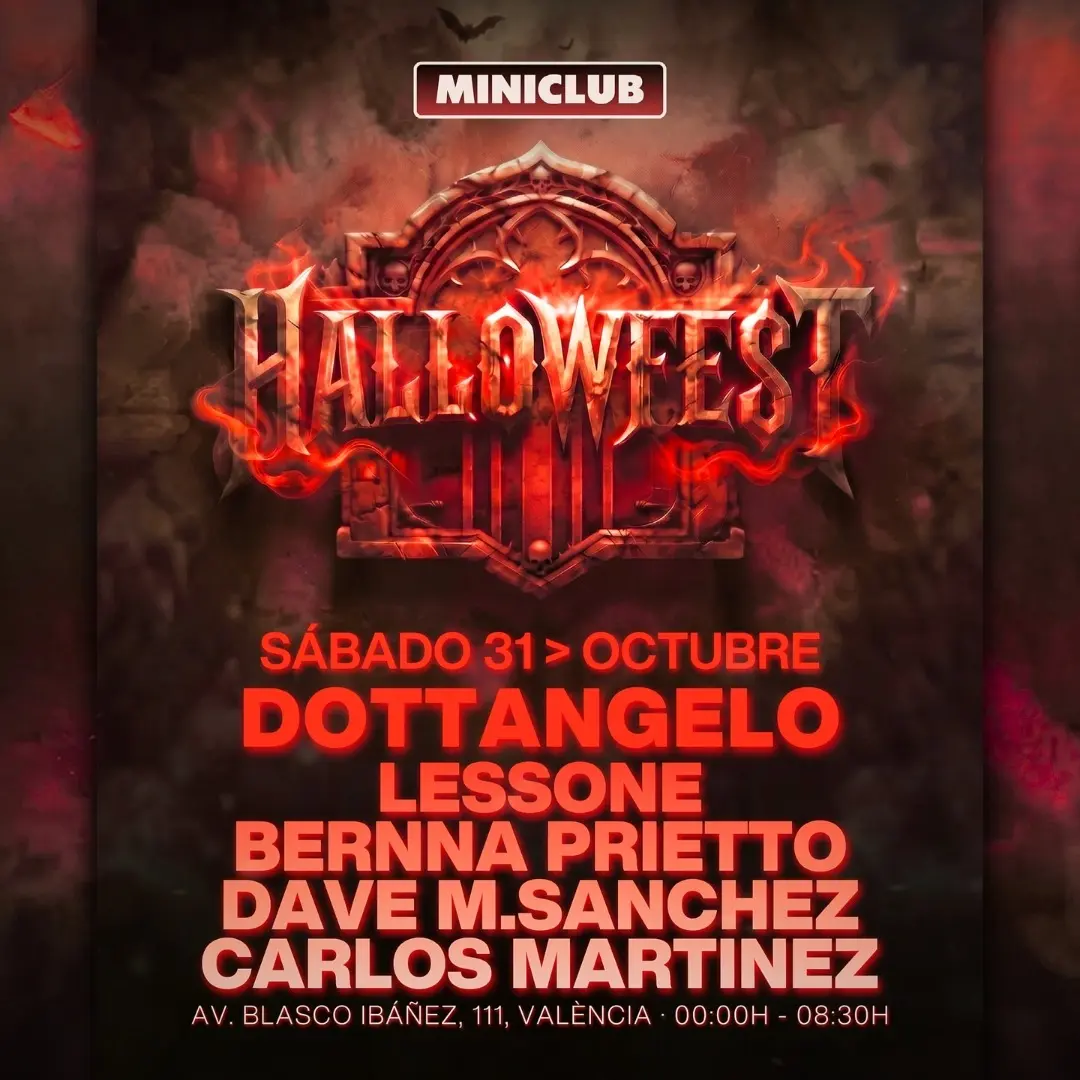 MINICLUB: SABADO 31 HALLOWFEST SPECIAL SESSION till 08.30 am