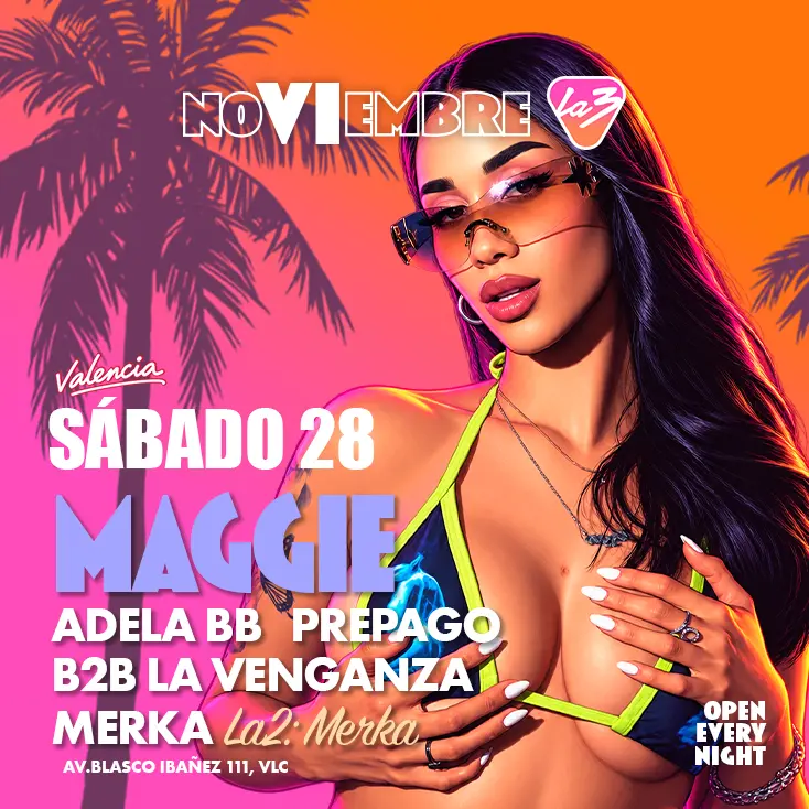 LA BEBE CLUB: MAGGIE + Adela BB + Prepago b2b La Venganza + Merka | La 2: Buch1