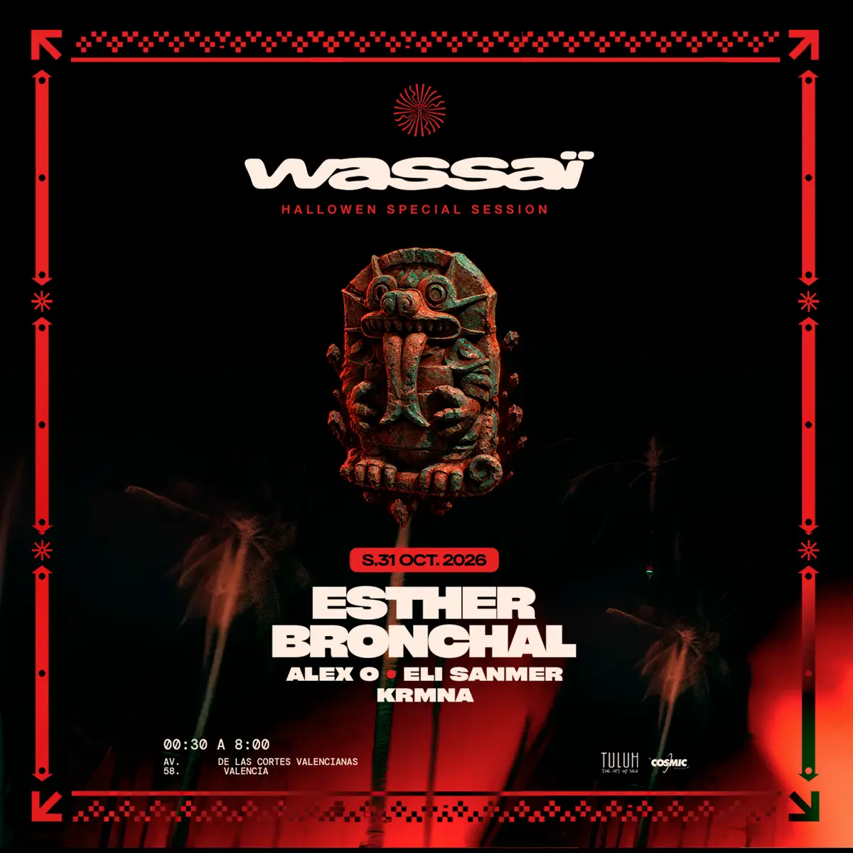 Wassaï at Tulum Halloween Night W/ Esther Bronchal