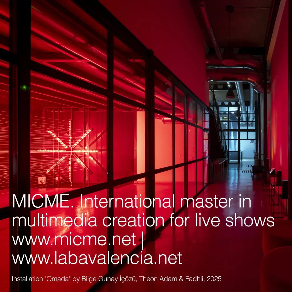 5th edition of MICME. International Master’s Degree in Multimedia Creation for Live Shows.