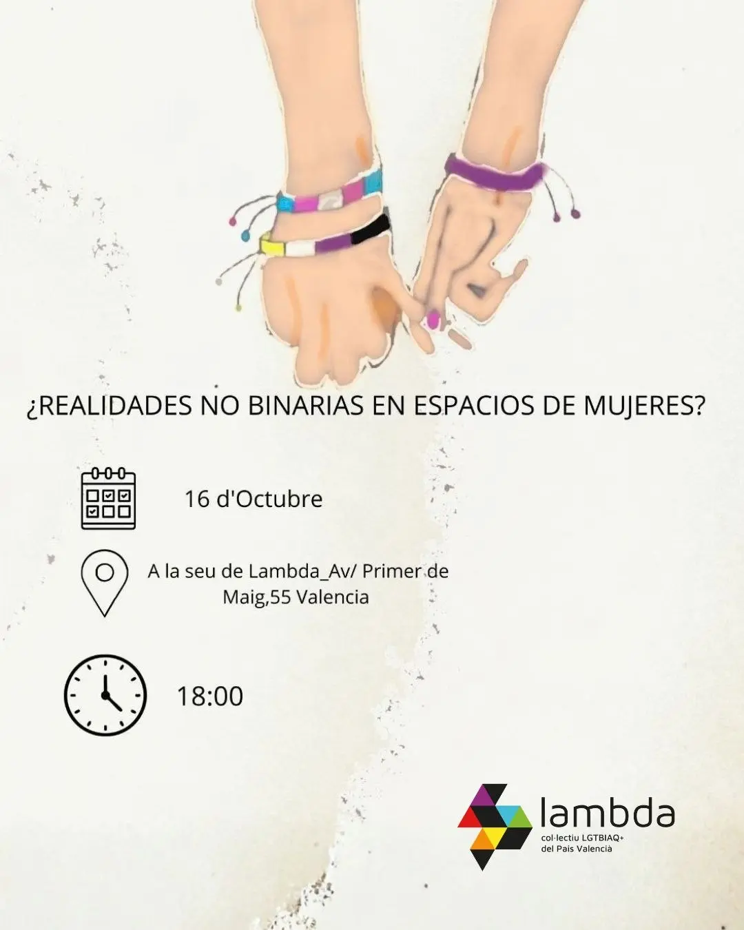 Xarrada sobre realitats no binàries en espais de dones