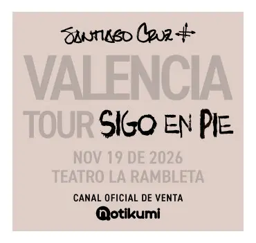Santiago Cruz – Tour 'Sigo en pie'