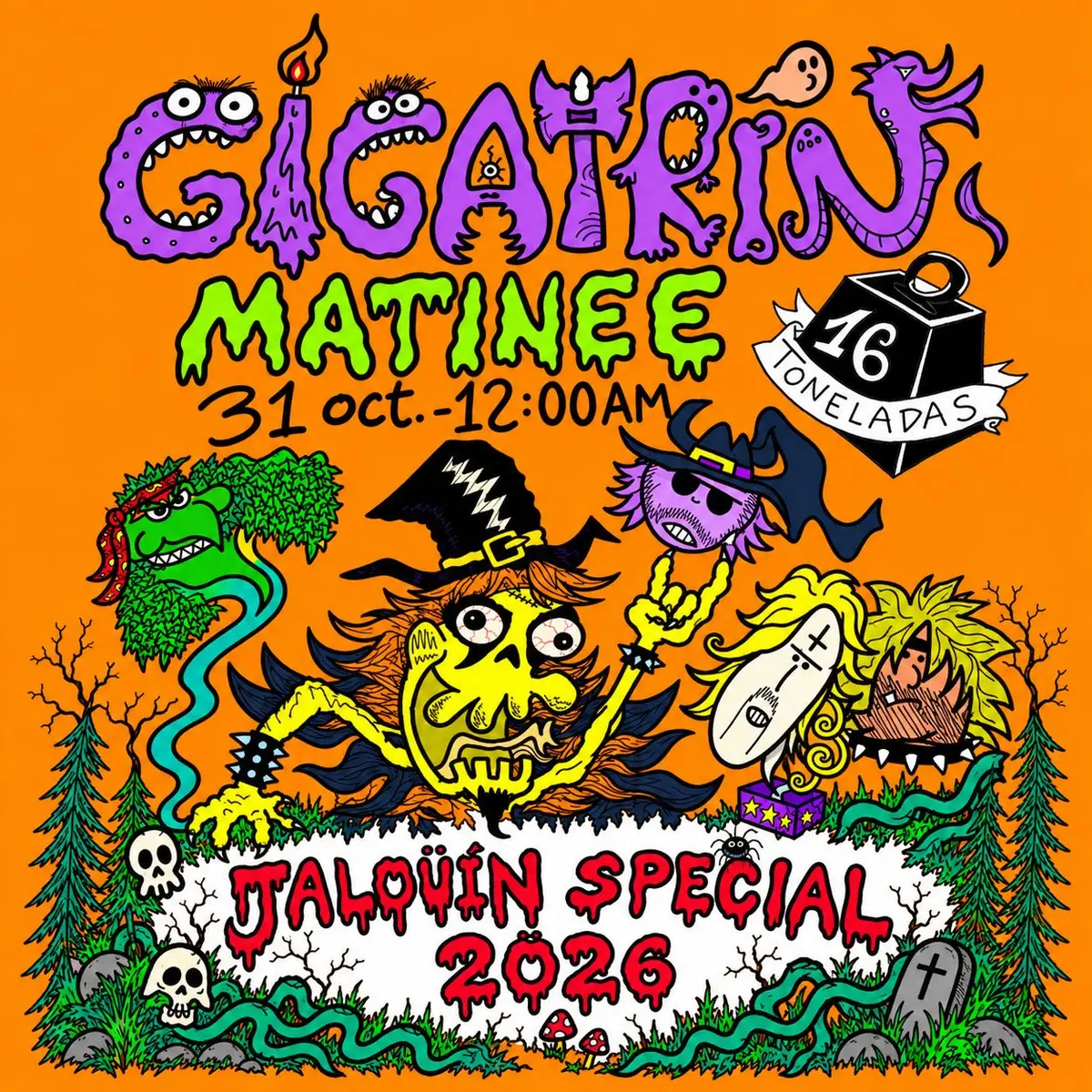 Jalowín Especial Gigatrín
