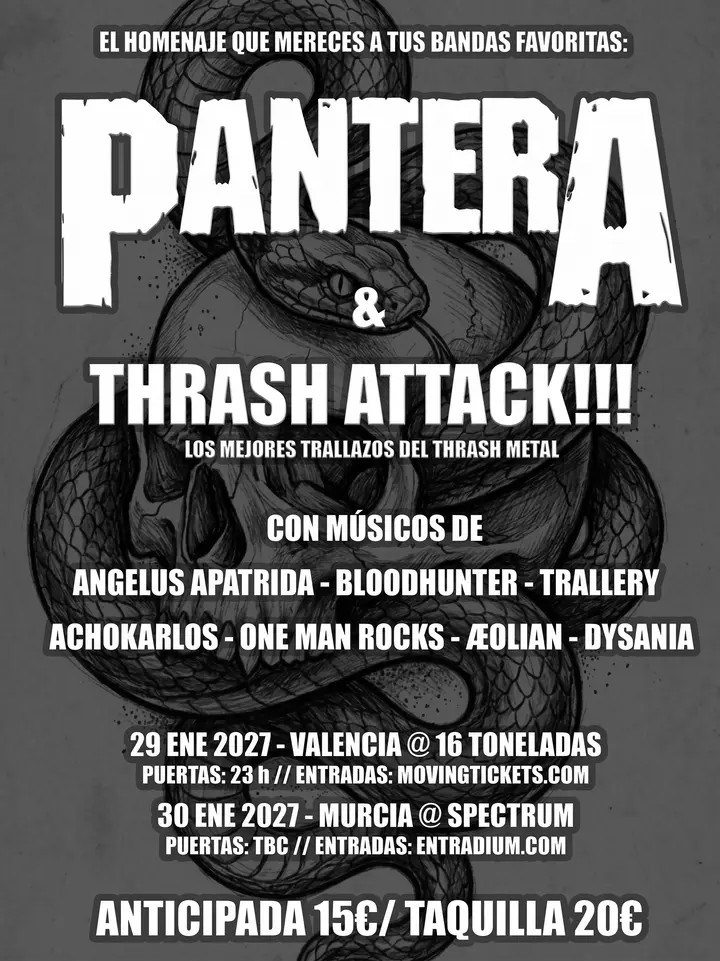 homenaje a Pantera & Thrash Attack!!!