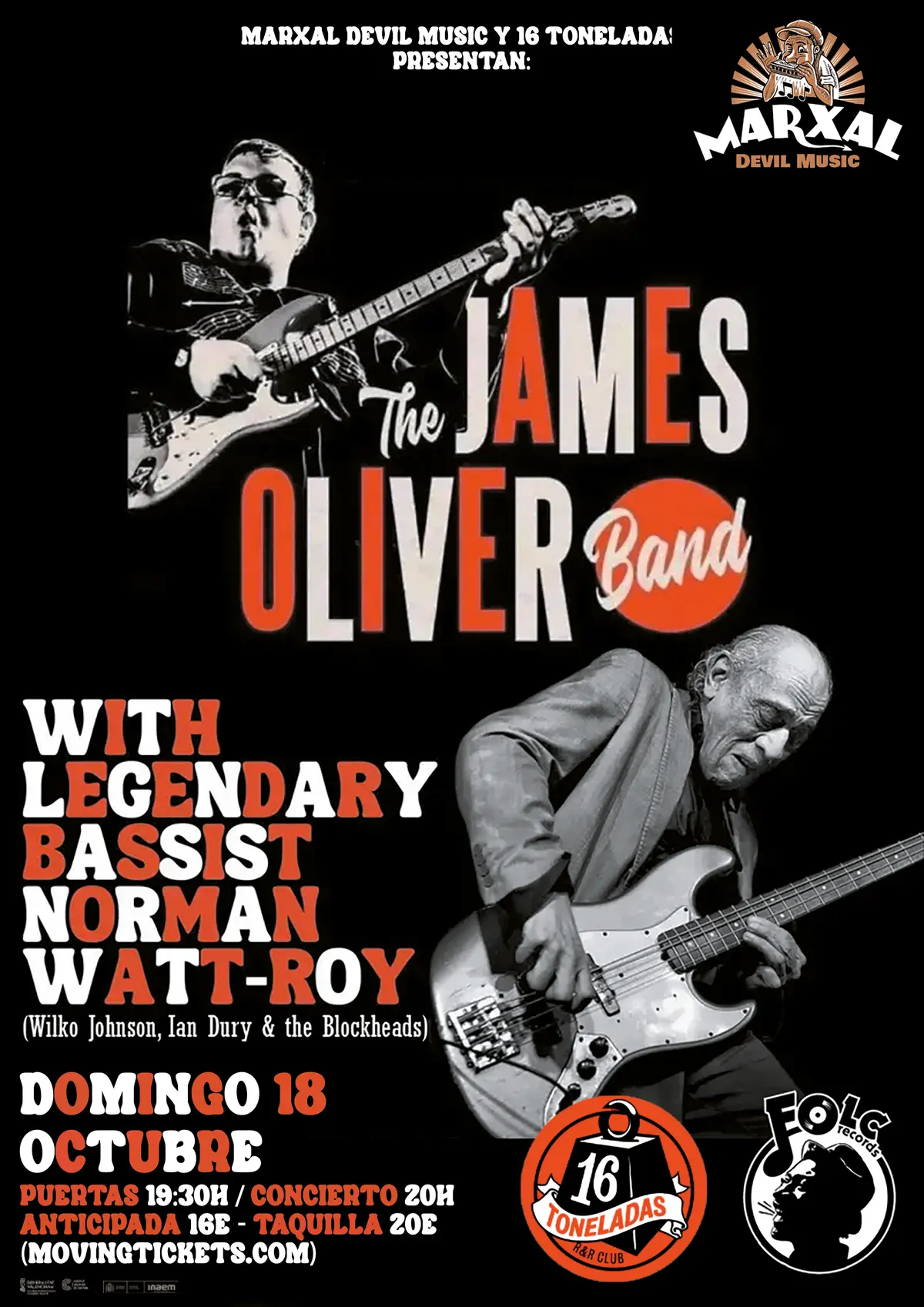 The James Oliver Band Feat Norman Watt-Roy