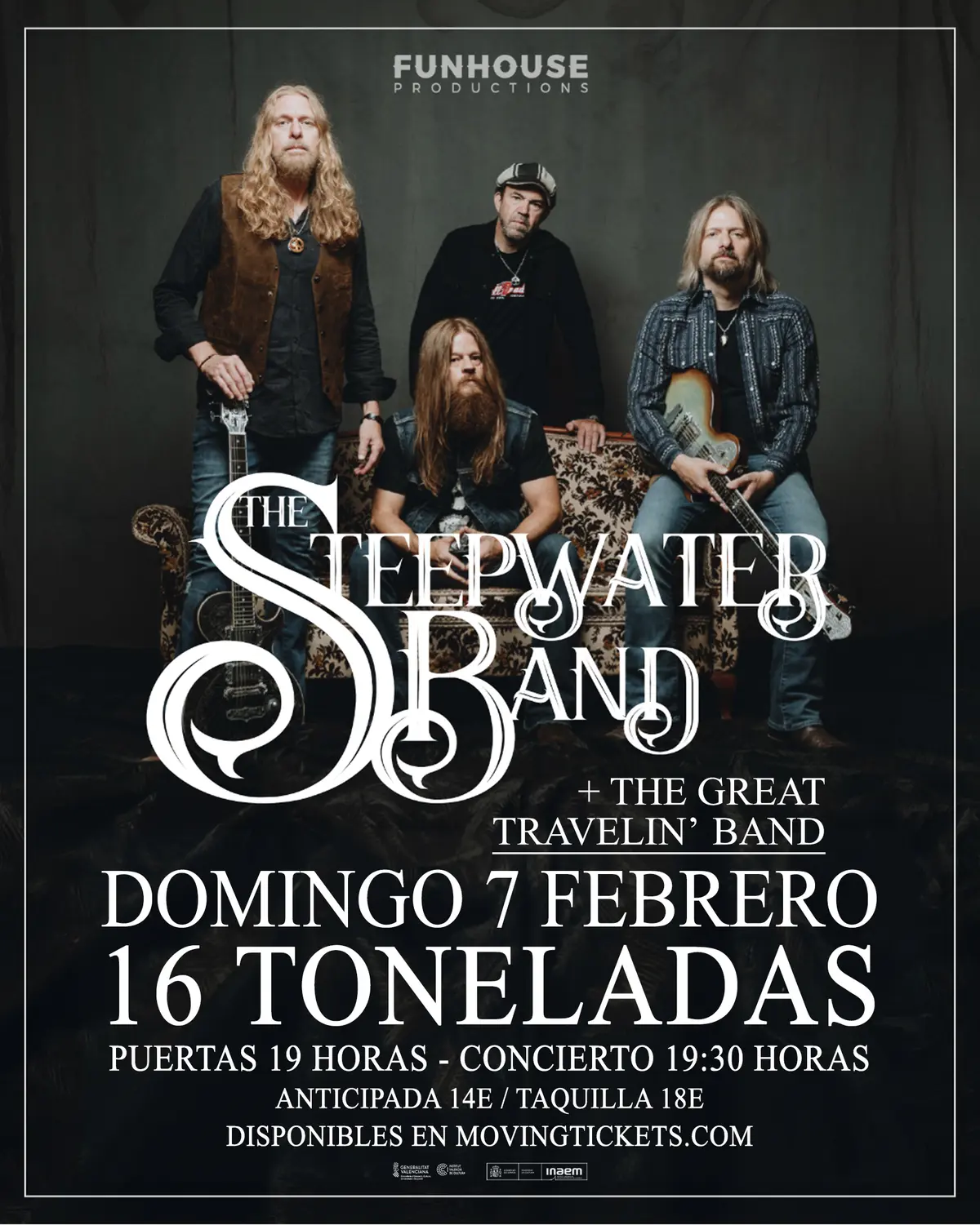 Steepwater Band + The Great Travelin' Band