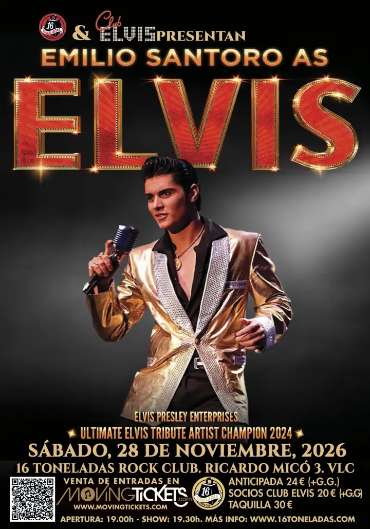 Emilio Santoro as Elvis. The Ultimate Tribute Experience