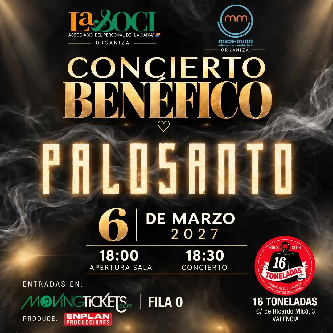 Palosanto (concierto Benéfico)