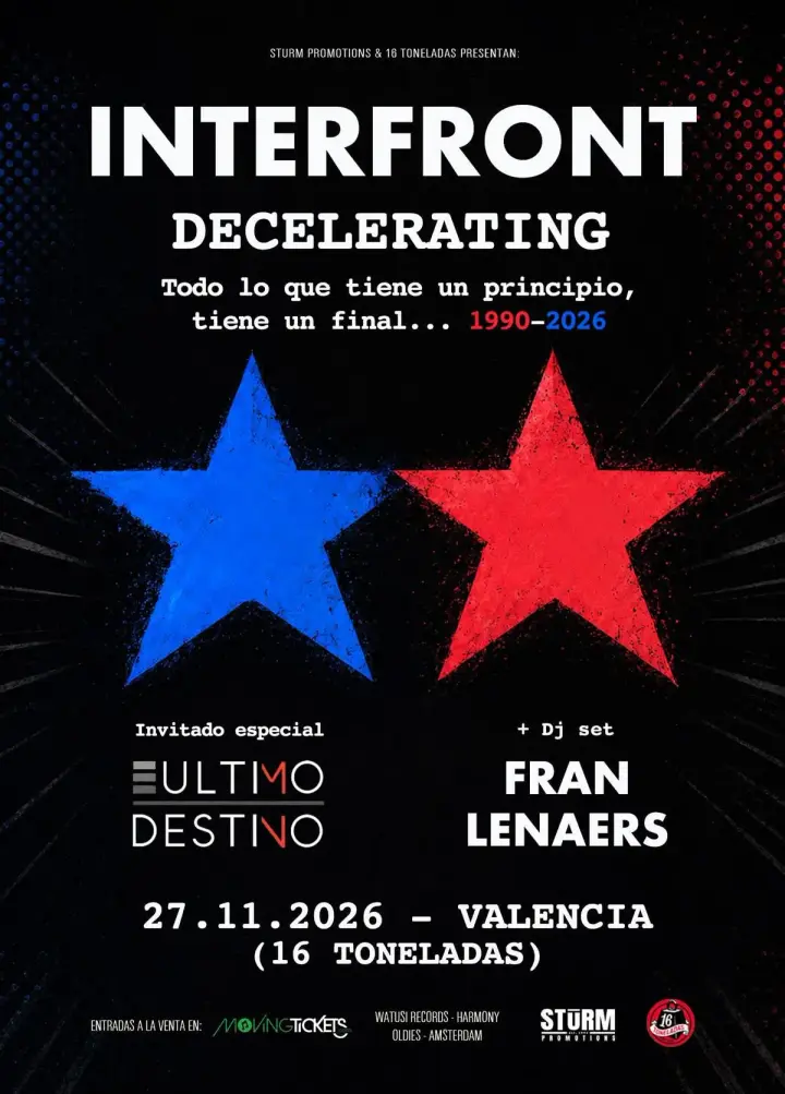Interfront + ÚLTIMO DESTINO + FRAN LENAERS DJ set