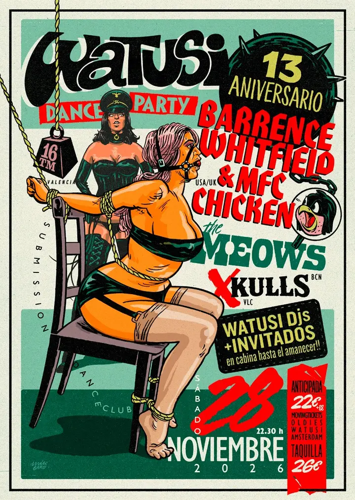 The Chicken Whitfield Experience + The Meows + Xkulls