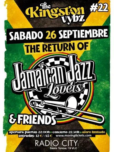 Kingston Vybz XXII Jamaican Jazz Lovers & Friends