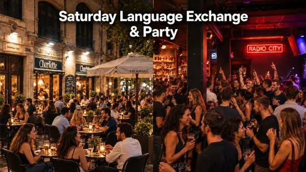 Saturday Language Exchange & Party