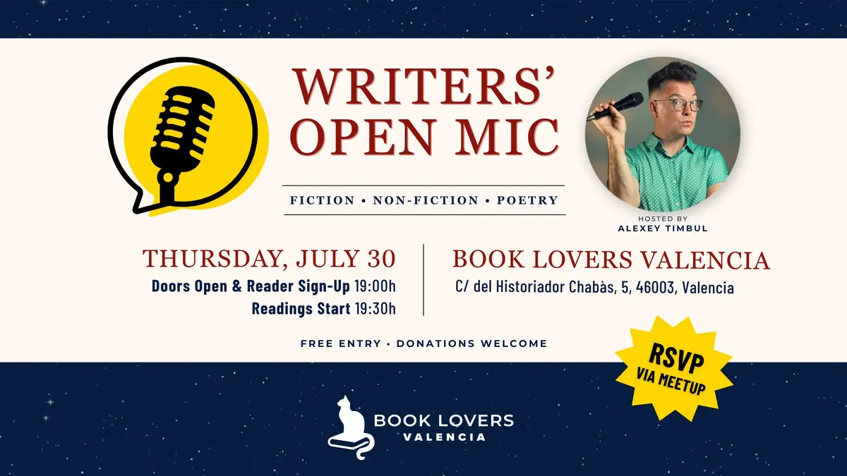 Writers' Open Mic at Book Lovers Valencia