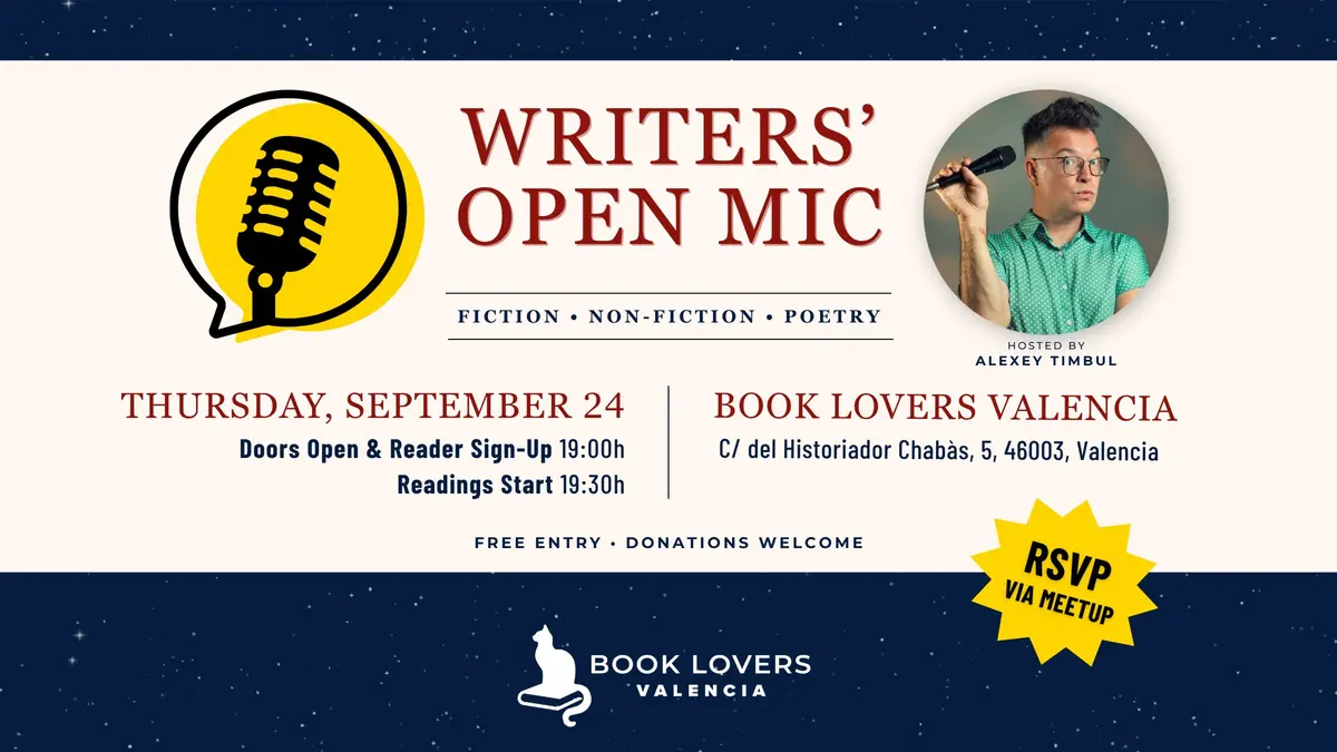 Writers' Open Mic at Book Lovers Valencia
