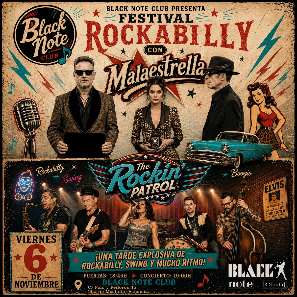 Malaestrella + The Rockin' Patrol