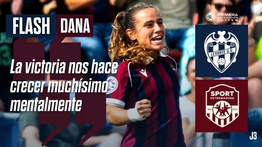 Dana Benítez: "La victoria nos hace crecer muchísimo mentalmente" | Levante UD