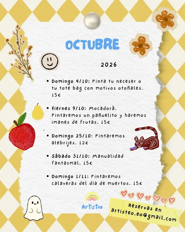 🎨artisteo: Talleres Creativos