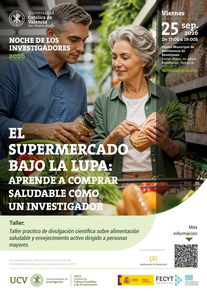 Taller: 'El supermercado bajo la lupa: Aprende a comprar saludable como un investigador'