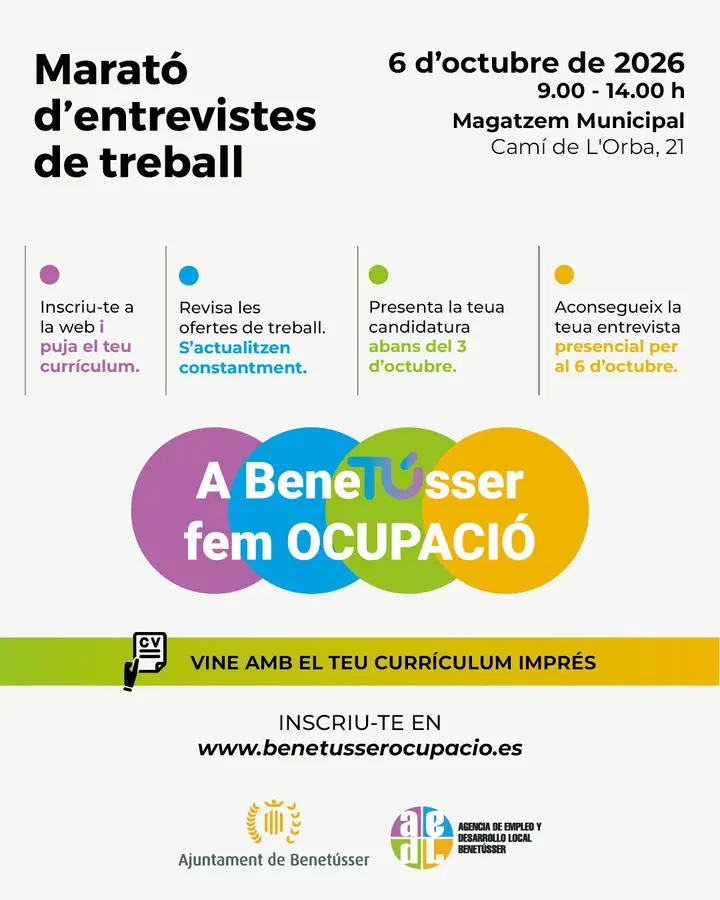 VI Foro de Empleo de Benetússer
