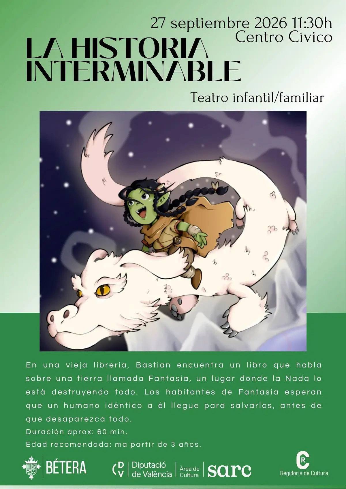 'la Historia Interminable'. Teatro Infantil/familiar