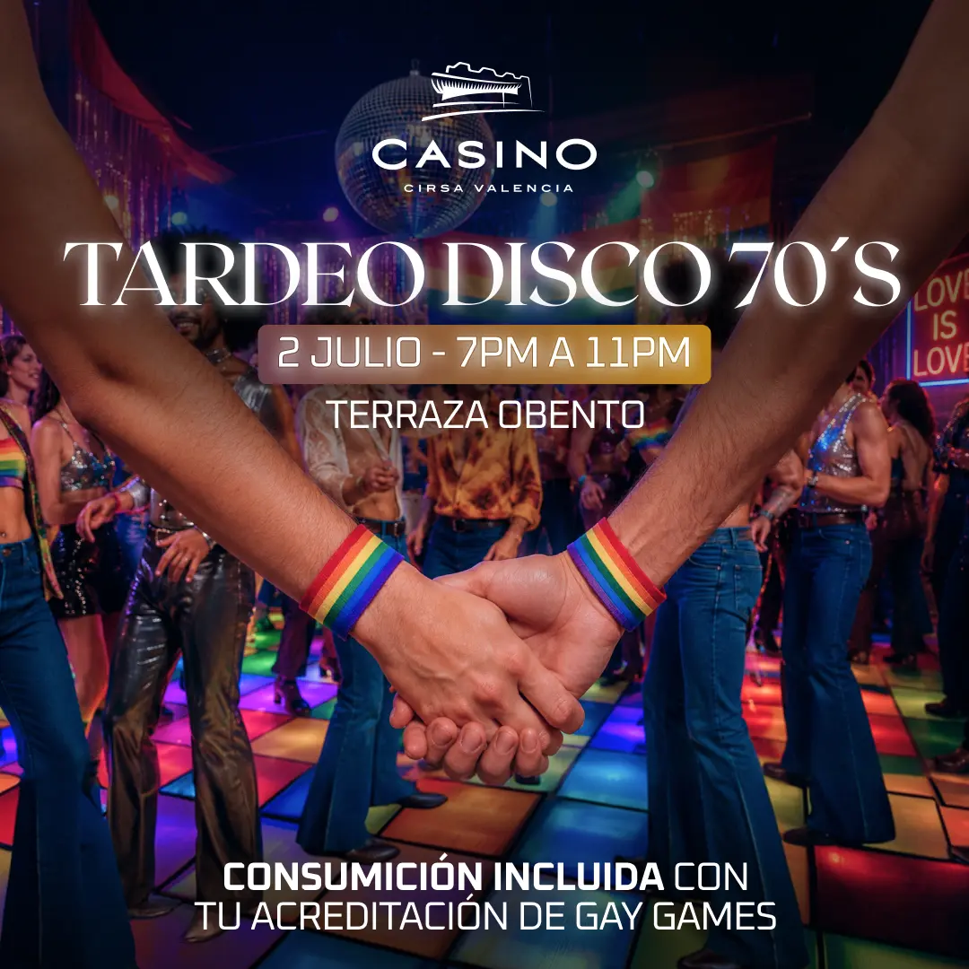 Gay Games Valencia Party, un tardeo con los hits del DISCO 70´S para celebrar y conectar