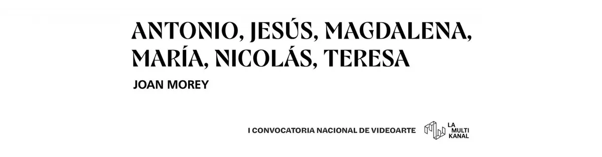 Exposición Antonio Jesús Magdalena, María Nicolás, Teresa Joan Morey