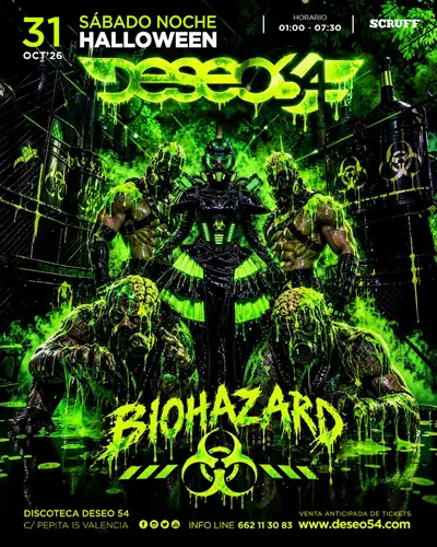BIOHAZARD (noche de Halloween)