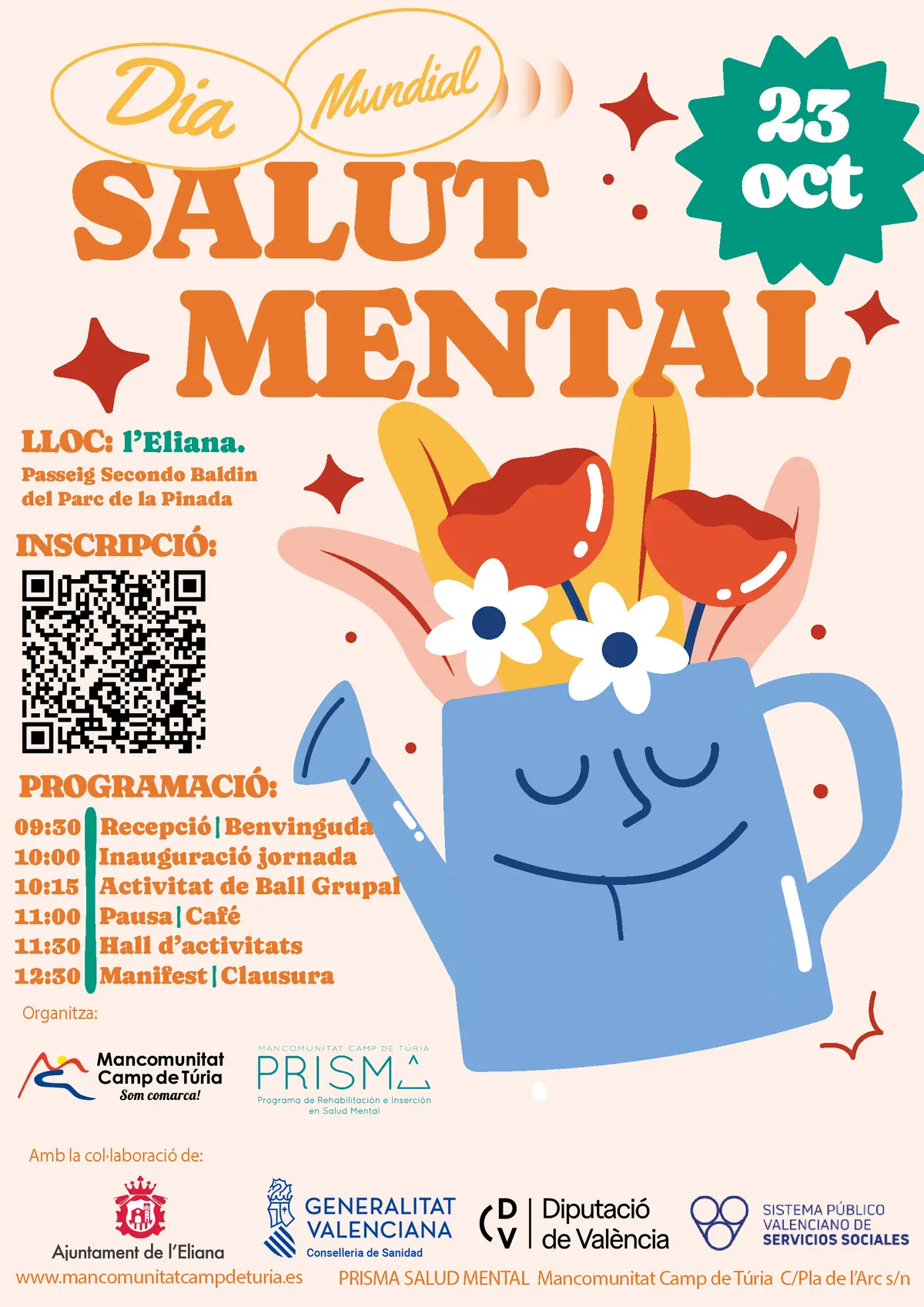 PRISMA presenta el cartel del Día de la Salud Mental en l'Eliana