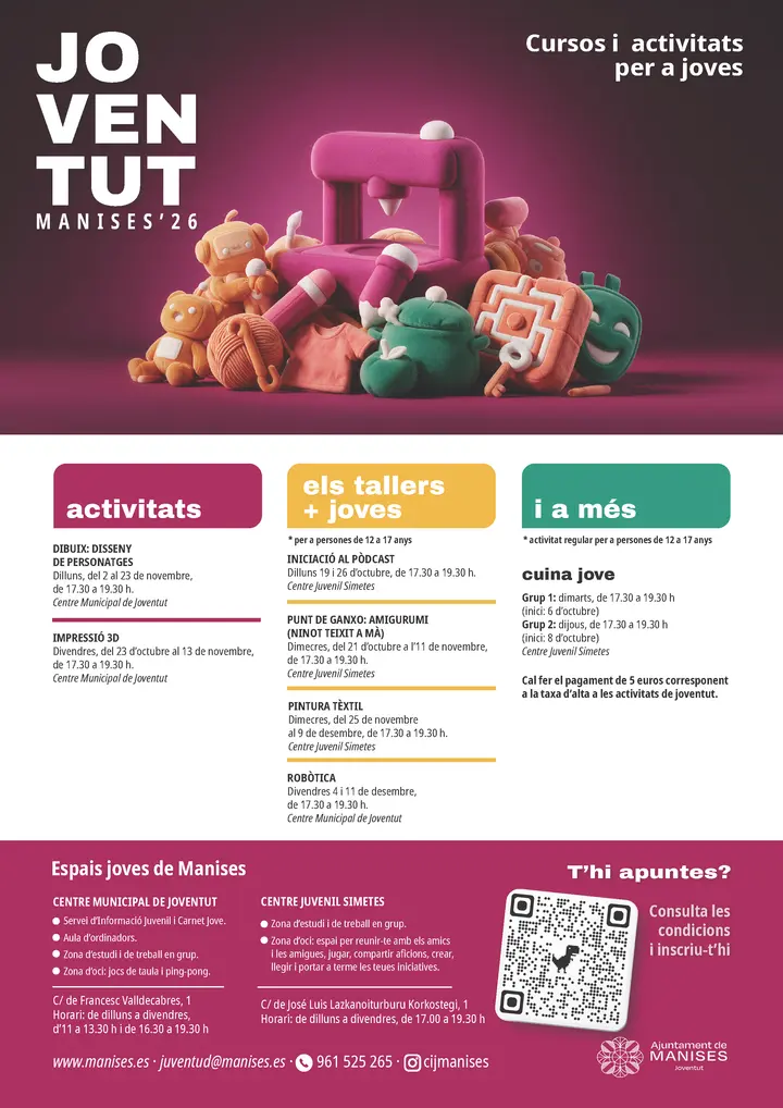 Cursos y actividades para jóvenes