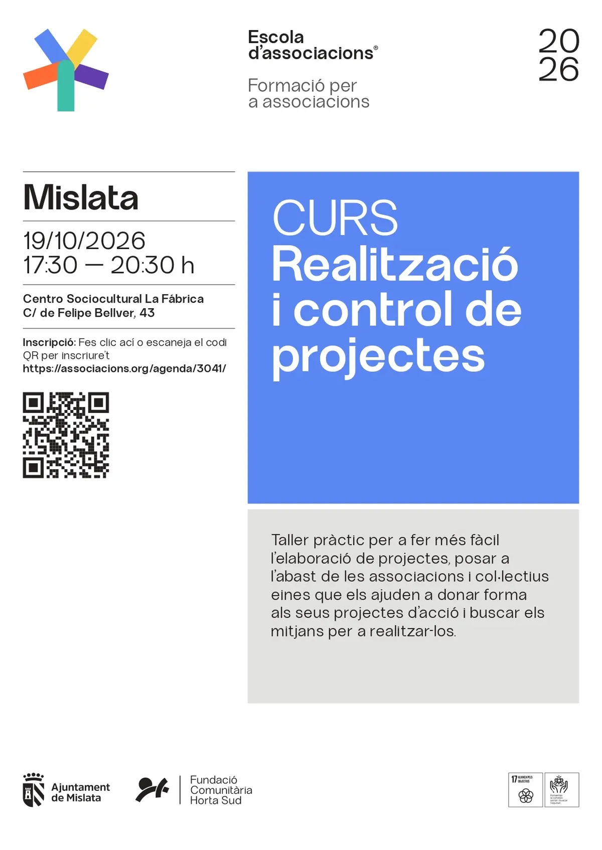 Taller. Realización y control de proyectos