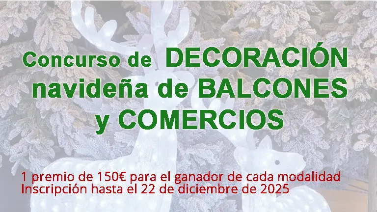 Concurso decoración navideña de balcones y comercios