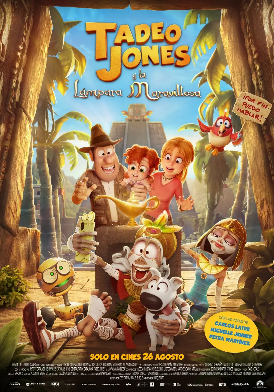 Cine 'Tadeo Jones y la lámpara maravillosa'