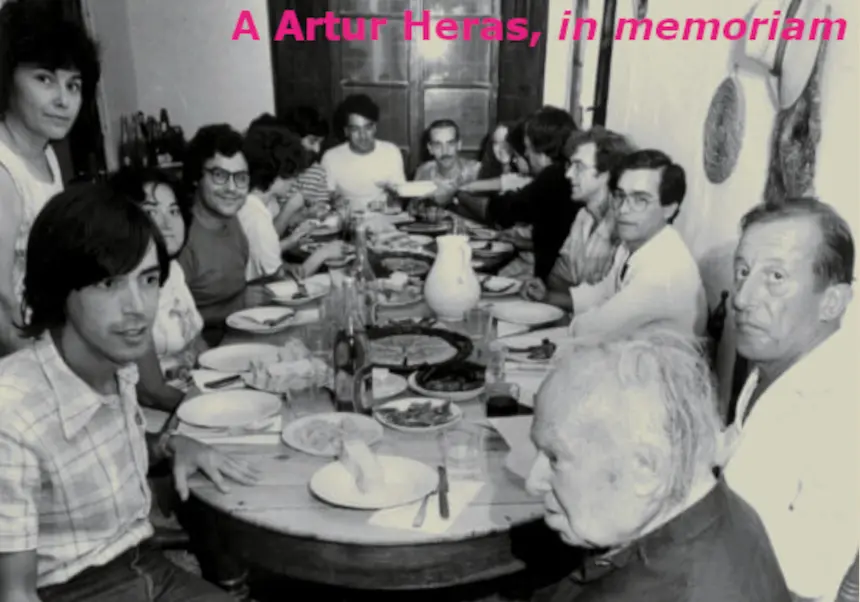 ESPACIOS COMPARTIDOS.Cultura,pensamiento y resistencia.A Artur Heras,in memoriam