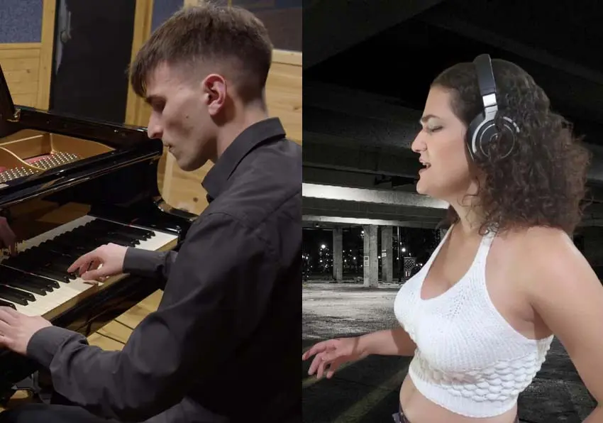 Carlos Ribes Garcia, piano. Catiana-Mele, voz y piano
