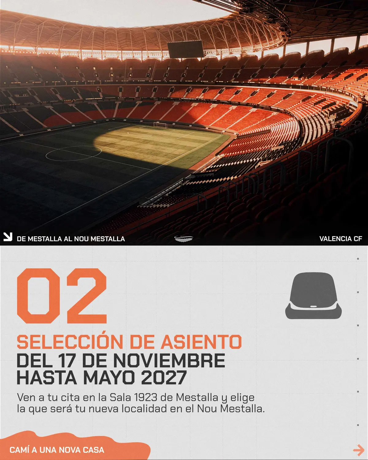 Selección de asientos